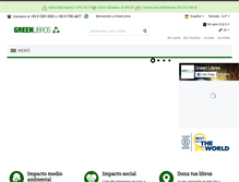 Tablet Screenshot of greenlibros.com